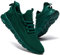 CAIQDM Herren Laufschuhe Laufschuhe Fitness Sport Freizeitschuhe Bequemes Leichtgewicht Atmungsaktiv Dunkelgrün 42 EU
