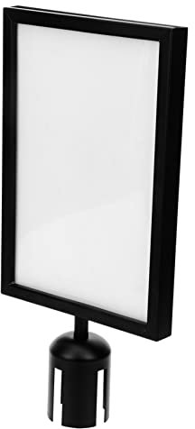 Ciieeo Affiches En Métal Le Signe Portrait Vertical Horizontal Signe Stand File D'Attente Barrière Support De Signe Portrait Affichage Signe Titulaire Cadre Portrait Cadre Pour Ceinture