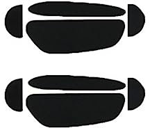 Ersatz-Mausfüße, abgerundete abgerundete Kanten, für 2S/3 Gaming-Maus, Tastenkappenabzieher, 2 Stück