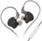 KZ ZS10 PRO X in Ear Monitor Headphones, KZ Upgraded 4BA+1DD Multi Driver IEM Earphones Gaming Earbuds Wired with Detachable Cable for Audiophile Singer Drummer Guitarist(Matte Black,with Mic)