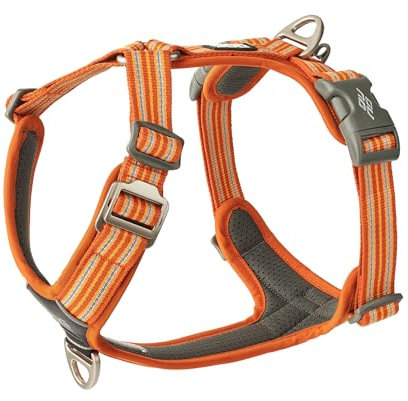 DOG Copenhagen Comfort Walk Air 3.0 Hundegeschirr - Geschirr für Hunde - Welpengeschirr, Orange Sun, S