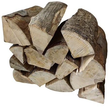 Best For Home - 100% Buchen-Kaminholz 25 cm | Kammergetrocknet & Ofenfertig | Ideal für Kamin, Ofen, Feuerschale & Lagerfeuer | Premium Brennholz für Grill, Kachelofen & Smoker |