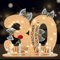30 Geburtstag Mann und Frau,Geldgeschenke Geburtstag 30 Alles Gute mit LED Lichterkette,Holz Geburtstags-Gästebuch 30.Geburtstag Deko,Coole Geschenkideen zum 30. Geburtstag für männer Tischdeko.