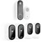 Arlo SafeHaus Komplett Sicherheitspaket (Innen- & Aussenkamera + Türklingel), Kabellos, Full HD, Nachtsicht, Licht, Bewegungsmelder, Sirene, 2-Wege Audio, Smart Home Integration Secure Testzeitraum