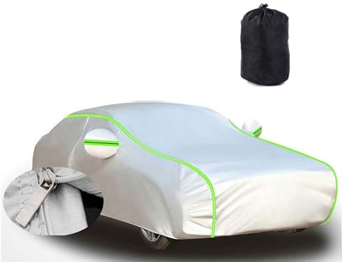 Autoabdeckung Outdoor Für Peugeot 208 II Roadtrip/GT Pack 2011-2024, Autoplane Wasserdicht, Hagelschutzplane Auto, Auto Abdeckplane Atmungsaktiv, Autogarage Abdeckung, Hohe Elastizität Und Weichheit (