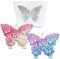 Blume Schmetterling Silikonformen Gießformen Silikon Kerzenformen zum Gießen Silikonform Kerzen Selber Machen Schmetterlinge Deko Epoxidharz Formen Gießform Schokoladenform Butterfly Epoxy Resin Mold