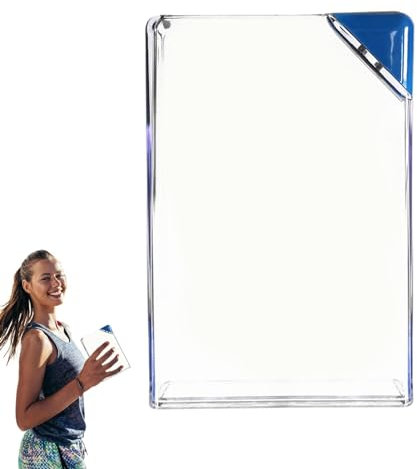 Bottiglia d'acqua piatta rettangolare, bottiglia di caffè piatta trasparente,Bottiglia d'acqua trasparente con coperchio a triangolo creativo - Bottiglia d'acqua formato A5 per ragazzo e ragazza, picc