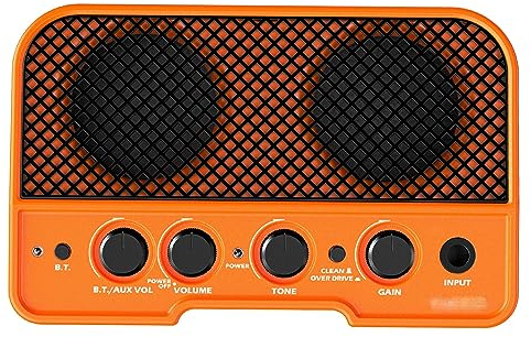 ZHCHAO Mini amplificatore acustico portatile Amplificatore for chitarra acustica da 5 Watt Doppi canali normali/luminosi(Blue,White)
