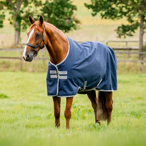 Horseware Amigo Ripstop 900D Lite 0g Turnout Decke Navy/Titanium Grey Deckengröße:130 cm / 6´0