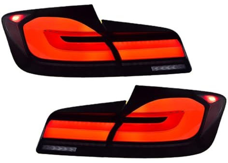 AIMXGBPS Auto Rücklicht für BMW 5 Series F10 F18 2011-2017, Beleuchtung Rückleuchtenglas Lichtscheibe Glas | Rechte u. Linke Seite | Rücklichtern Ersatz