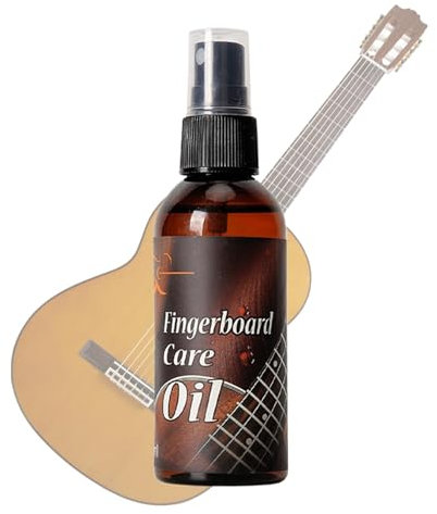 Acunny Olio per chitarra, olio di limone per chitarra, detergente per corde per chitarra, smalto per olio di limone per chitarra, detergente per corde per chitarra, per basso elettrico acustico,