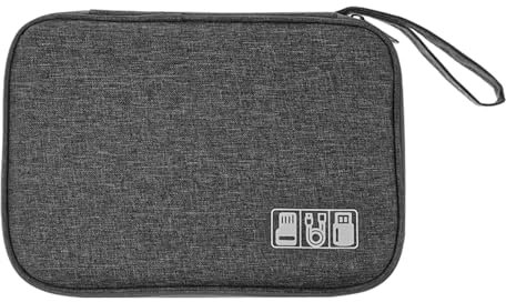 ElevateTech Electronics Cord Organizer Travel Case, Portable Cable Storage Bag Waterproof Small Electronic Accessories Pouch Cable Organizer Bag for Cord Small Charging Usbs