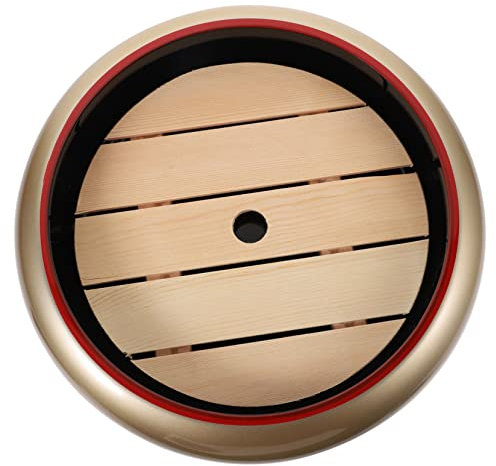 SOIMISS 2 Piezas Cubo De Sushi Tazón De Ramen Cazo De Cuenco De Agua De Papel De Arroz Platos Meseta Rodillo De Sushi Plato De Comida Fuente De Servicio De Camarones Puente De Sushi Madera