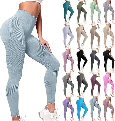 Women's 3D Compression Leggings for Anti Fat Mass Sports Push Up Leggings Anticellulite Fitness Elegant Pants Tummy Control Full Gym Slim Soft High Waist Elasticated Yoga Slimming Black (A-Black, L)