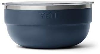 YETI Rambler Insulated Food Bowl, Navy, Large (4.11 L)