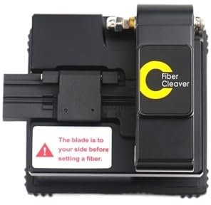 Fibre Cleaver, Precision Fiber Optic Cleaver, Fiber Cable Cutting Knife with 16 Position Blades Fiber Optic Cable Cutter