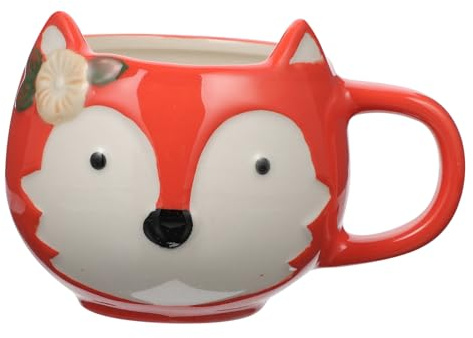 LALADEFIEE Tazza in Bone China con Design Cartone Animato per Ufficio e Casa Facile da Pulire e Resistente Regalo Originale per Amici e Colleghi