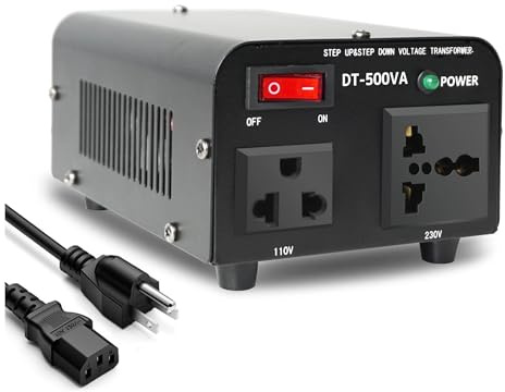 Onduleur Transformateur Tension 800 W 500 W AC 110 V AC 220 V Convertisseur Tension Transformateur Élévateur/abaisseur Prises Universelles Américaines Power Inverter(VTUS-500W)