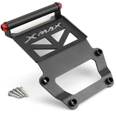 SDFNJ Navigation GPS Support De Fixation pour GPS Moto pour Yamaha XMAX300 X-Max 300 Xmax 2023 Support de Smartphone pour Moto(Ensemble 1)