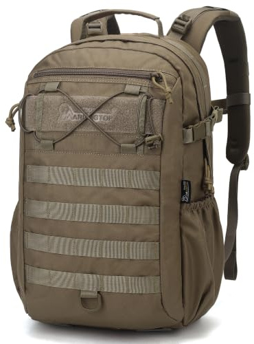 Mardingtop 30L Rucksack Herren Militär Wanderrucksack mit Rückenbelüftung | Trekkingrucksack Tactical Backpack mit MOLLE-System Tagesrucksäcke für Outdoor Taktischer Camping Wandern Reisen
