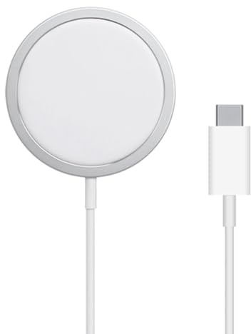 3PSPACE Cavo Caricatore Magnetico Safe 15W Ricarica Wireless per iPhone | Supporto alta qualità per iPhone 17 16 15 14 Pro Max Plus Mini ecc e Airpods 2 3 Pro Pro2. Ricarica magnetica veloce