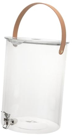 Bvdfgk Dispensador de Bebidas para Nevera, Jarra de Agua Fría para Camping, Práctico Recipiente para Bebidas Líquidas, Jarra, 6l