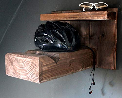 Homeclassics Fahrrad Wandhalterung aus Holz für Rennrad oder Mountainbike Fahrradhalter - Exklusive Fahrradhalterung für die Wand – auch für breite Lenker