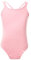 Freebily Body da Ginnastica Artistica Bambina Cotone Body da Danza Classica Leotard Balletto Senza Maniche Dancewear Canottiera Bambina Ginnastica Rosa 11-12 anni