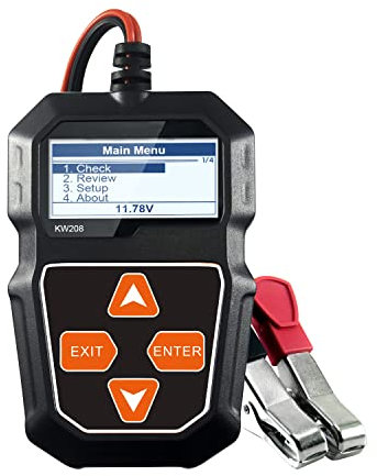 Auto -Batterie -Tester 12 V 100 bis 2000 ccm Batteriewerkzeuge für das Auto Schnellanbaus Analyse Diagnose Ladegerät