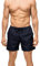 DANISH ENDURANCE Badehose Herren Kurz, Badeshorts mit Taschen, Sporthose, Schnelltrocknend & Atmungsaktiv, Marineblau, L