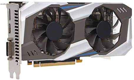 Sxhlseller GTX1060-Grafikkarte, 3 GB DDR5 192 Bit 582 MHz 2002 MHz PCIe 3.0 16X Gaming-Grafikkarte, Grafikkarte mit Zwei Lüftern für Desktop-Computer
