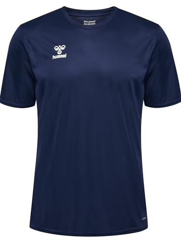 hummel Unisex Hmlessential Jersey S/S Shirt, Marine, XXL EU