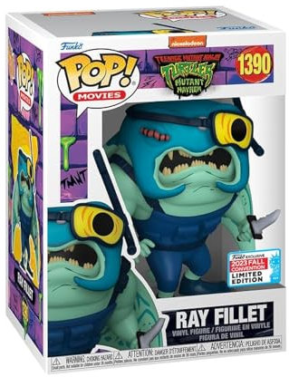 Funko Pop! Filme: TMNT Teenage Mutant Ninja Turtles Mutant Mayhem - Ray Filet (NYCC 2023 Shared Exclusive)