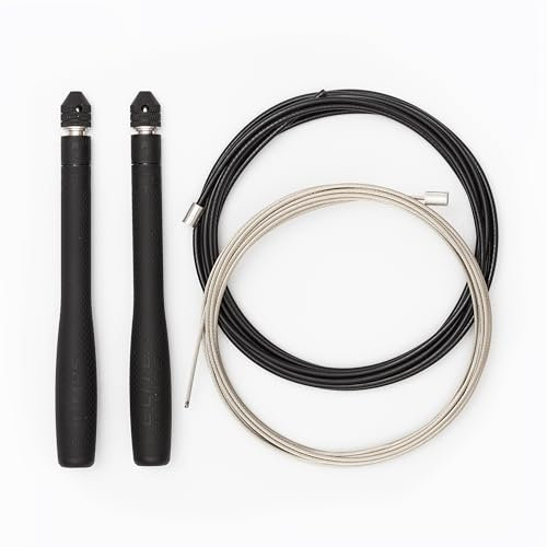Elite Jumps Bullet COMP® Jump Rope - Speed Jump Rope for Double Under WOD Training - High Performance Professional Speed Rope for Training and Fitness - Lightweight & Durable Skip Rope for Workout