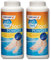 Poudre de talc pour les pieds apaisante, rafraîchit et élimine les odeurs pour les pieds doux – 170 g, lot de 2