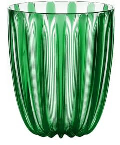 Guzzini - Bicchiere basso in bio-based plastic, verde, DOLCEVITA