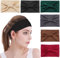 KEYRI 6 Stücke Elastische Haarbänder Damen Herren Stirnbänder, rutschfest Haarband Yoga Headband Kopf Bande Sport Haarbänder Boho Hairwarp, Einheitsgröße Mehrfarbig Haarreifen Unisex Haarreife (Farbe)