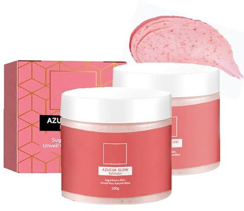 Sugar Scrub for Body, Body Polish Exfoliating Scrub, Hydrating and Exfoliating Body Scrub Exfoliator, Vegan-Friendly Exfoliator (2pc)