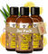 Heldengrün BIO Saunaaufguss Zitruszauber [ECHTE BIO-ÖLE] - Saunaöl mit Mandarine, Zitrone & Lemongrass - Sauna Aufgussmittel mit ätherischem Bio-Öl - 3 x 100 ml