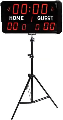 LED Multisport Electronic Scoreboard Indoor 24S Clock Digital for Basketball Football with Remote - Timer Scoreboard