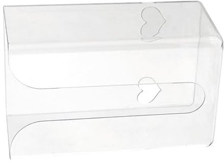 Kosmetiktuchspender für die Wand – Rechteckiger Taschentuchspender ohne Nägel | Wandhalterung Serviettenhalter für Schreibtisch, Tür, Eingang und Schminktisch