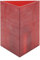 Lumea 1038 Tischlicht Trio in Rot | Ausgefallenes Windlicht aus hochwertigem Acryl in Brushed-Optik inkl. Flüssigwachskerze | Indoor & Outdoor geeignet, Höhe: 14 cm