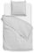 Zo!Home Flanell Bettwäsche 155x220 Flanella di Lino Dove Grey Uni Melange Silber
