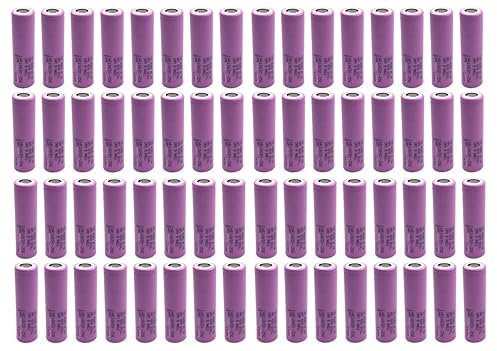 4x SAM INR18650 35E - 3400mAh 8A Continuous Discharge or 13A Maximum discharge - Rechargeable Li-Ion 18650 Flat-Top Battery. Genuine & Recent Batch (64 x SAM INR18650 35E - 3500mAh 8A CDR - NO CASES)