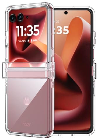 FDHYFGDY Case for Motorola Razr 60 Ultra Transparent Protective Case, Non-Slip and Shockproof, Ultra Thin Scratch-Resistant PC Hard Case, for Motorola Razr 60 Ultra Mobile Phone Case