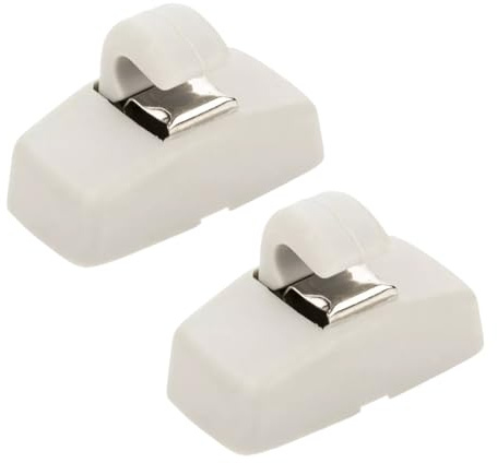 Easy Link 2x Sonnenblende Halter Halterung Clip Grau Kompatibel mit VW Transporter T5 Amarok Passat Caddy Golf Bora Polo Sharan Touran Skoda Octavia Superb Seat Ibiza Leon Toledo 3B0857561B