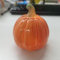 Herbstdeko Kürbis Laterne aus Keramik, 2 Stück Herbst Dekoration Kürbis Laterne, Herbst Deko Innen Kürbis Laterne, Kürbis Beleuchtet für Erntedankfest Halloween Herbstdeko (Orange)