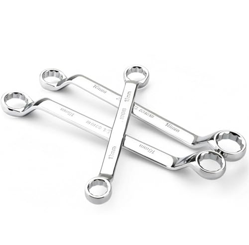 EnxJire Zero Offset Chiave Prolunga Chiave inglese a doppia estremità multifunzionale Chiave a bussola a doppia testa Chiave ad anello offset temprata e trattata termicamente(30-32mm)