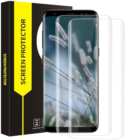 Bodyguard Verre Trempé pour Samsung Galaxy S9 Plus, Couverture transparente 3D Vitre Protection, Bubble Free, Tactile sensible, Dureté 9H, Anti Rayures, 2 Pièce Ultra Slim HD S9 Plus Protection Écran