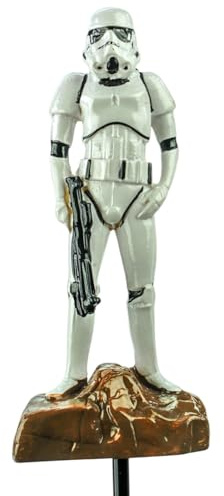 Christmas Inspirations Gartenstecker Stormtrooper - Star Wars Blumenstecker 38 cm dekorative Gartendekoration für Blumenbeet Rasen oder Blumentopf Outdoor Deko Figur